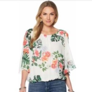 Vince Camuto tropical top